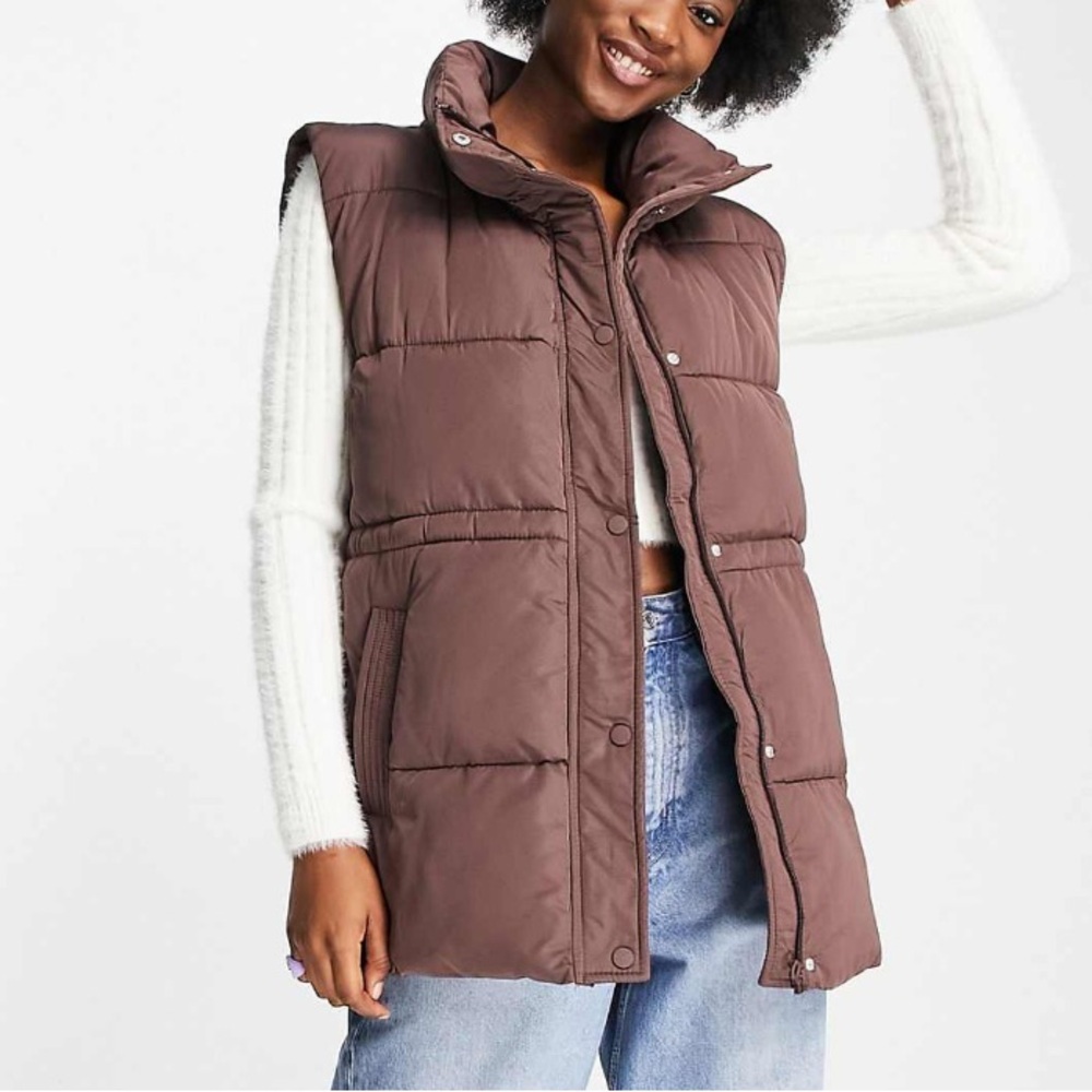 Stradavarius Oversized Puffer Vest